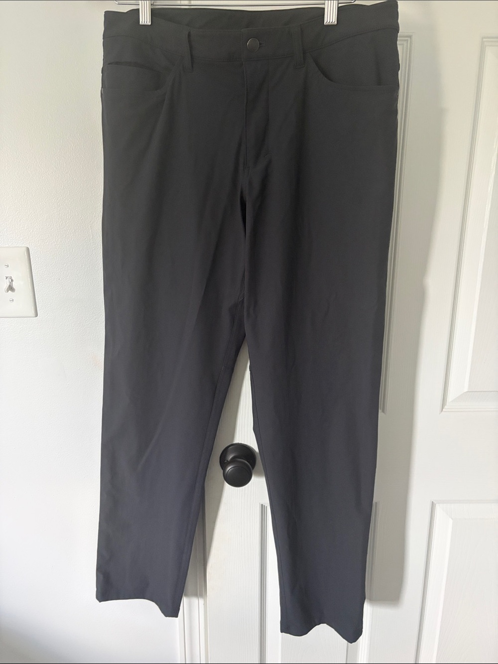 lululemon athletica Men's Black Chinos